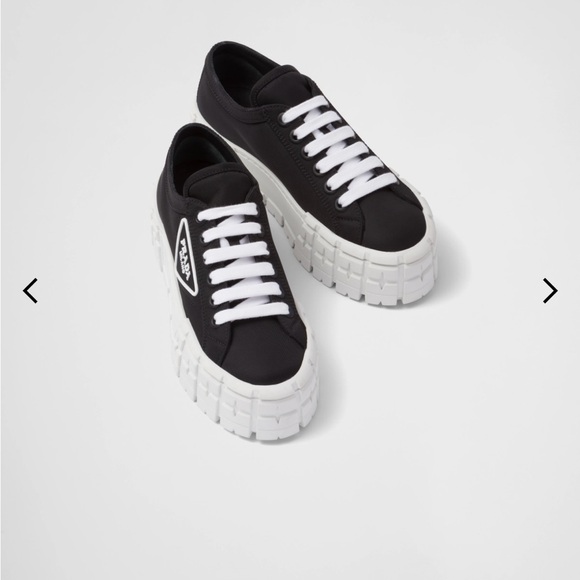 Prada Nylon Sneakers Black Women 6 (36) - Picture 3 of 10